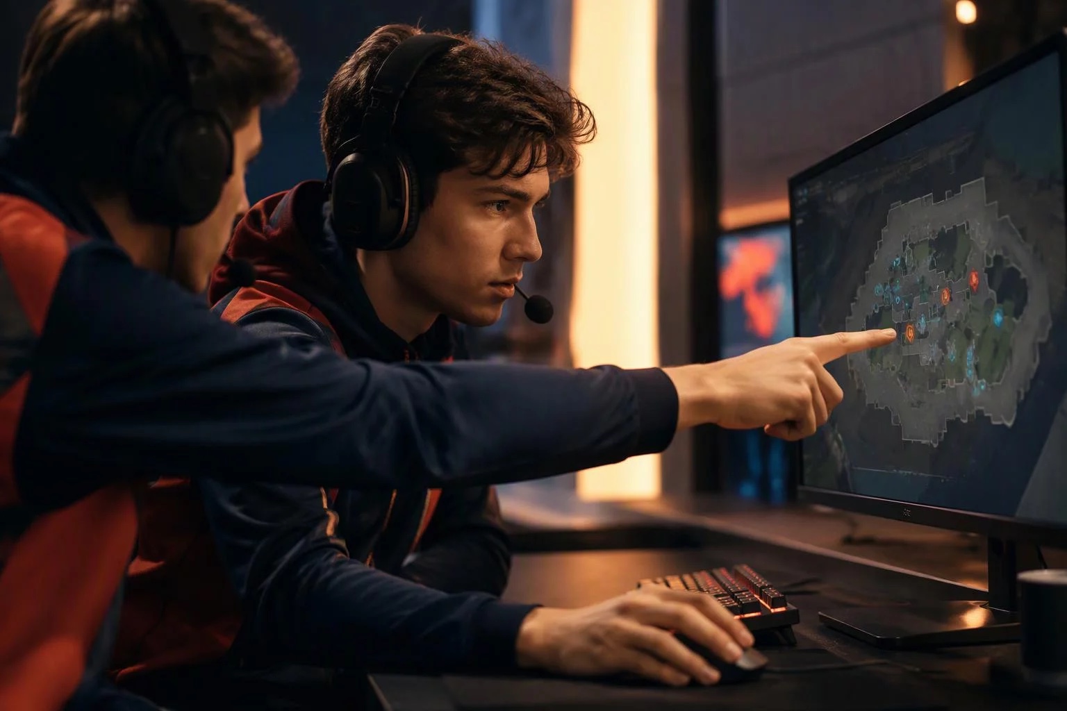 Player reviewing a tactical game guide